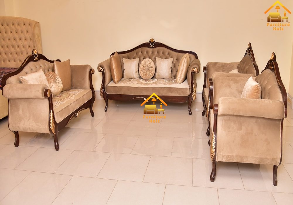 7 Seater Taali Wood Sofa Set