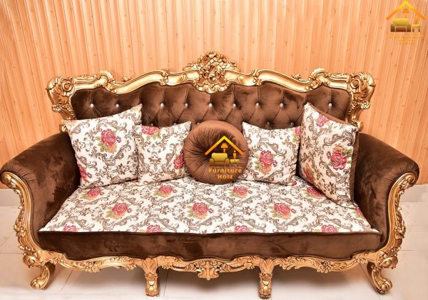 Golden Crown Shisham Wood Sofa Set